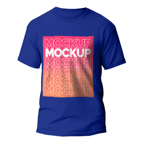 Camiseta hombre azul