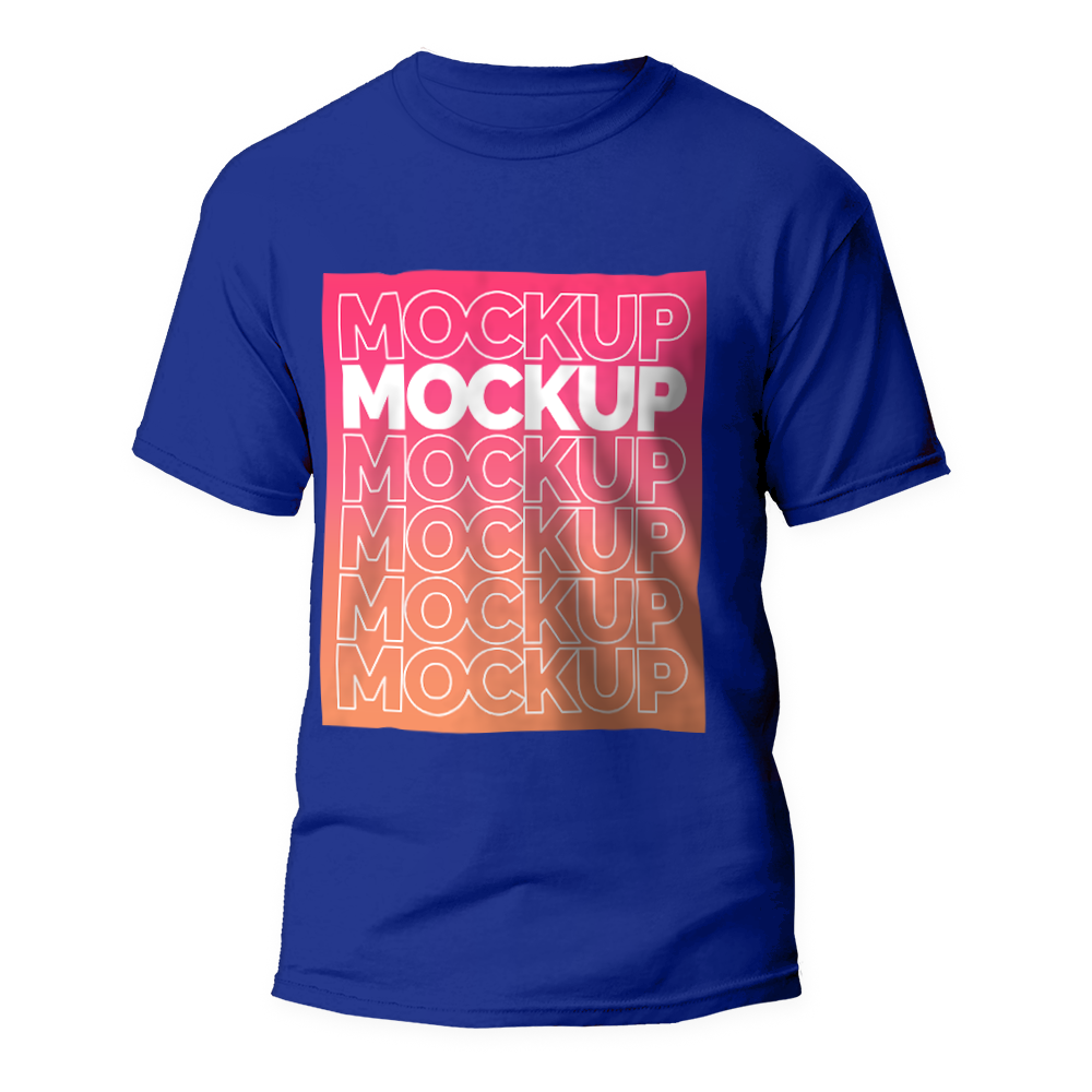 Camiseta hombre azul